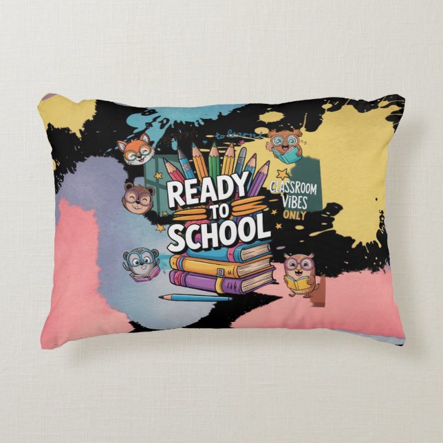 Almofada Decorativa De Volta às Aulas (Frente)