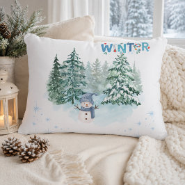 Almofada Decorativa Decoração de Casa de Inverno Aconchegante