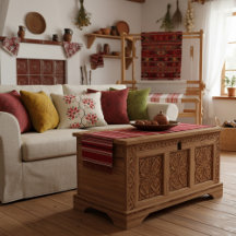 Decoração inicial inspirada no Folk