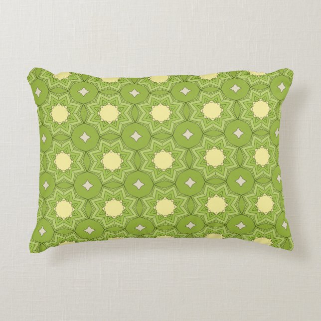 Almofada Decorativa decorative pillow featuring a geometric pattern (Frente)