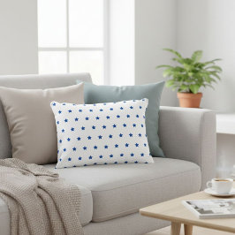 Almofada Decorativa Decorative star cushion, blue sofa cushion
