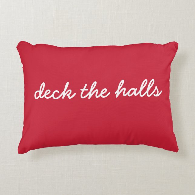 Almofada Decorativa Decore Os Corredores Natal Férias Simples Roteiro  (Frente)