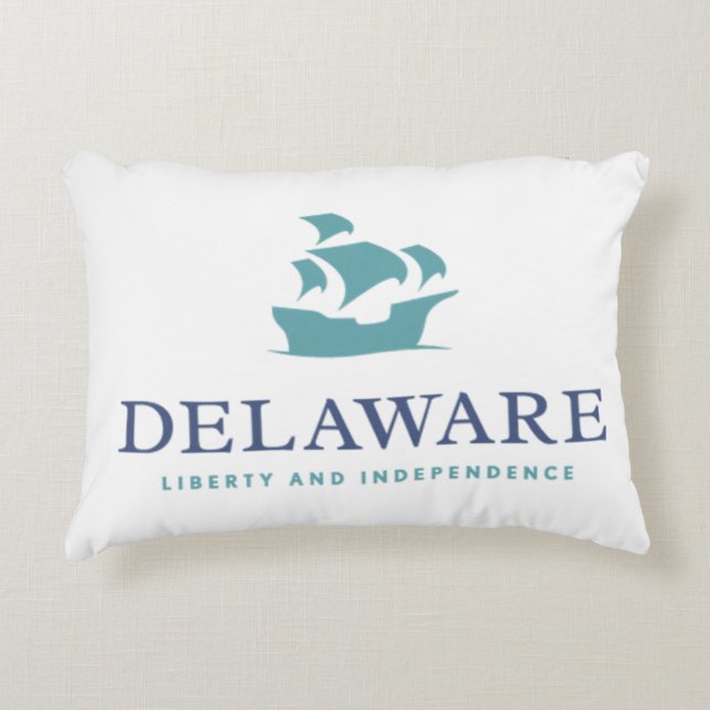 Almofada Decorativa Delaware Liberdade e independência (Frente)
