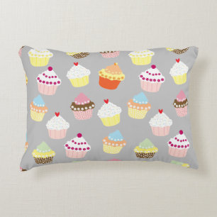 Almofada Decorativa Delicioso sotaque de Cupcakes de aniversário decor