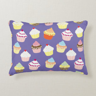 Almofada Decorativa Delicioso sotaque de Cupcakes de aniversário decor