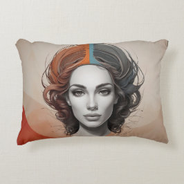 Almofada Decorativa dentro out vivid girl