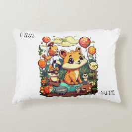 Almofada Decorativa Desenho animado de animal fofo novo design eu sou
