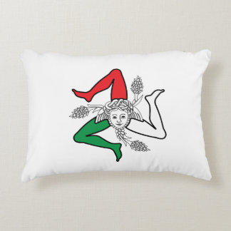 Almofada Decorativa Desenho da Medusa Trinacria Siciliana