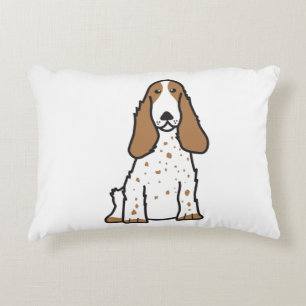 Almofada Decorativa Desenhos animados do cão de cocker spaniel do