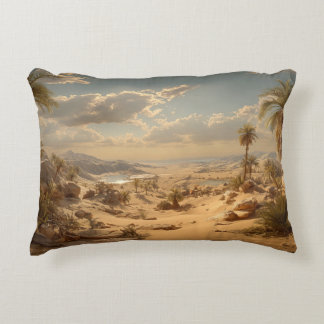 Almofada Decorativa Desert Oasis Palm Trees Pillow Dekokissen