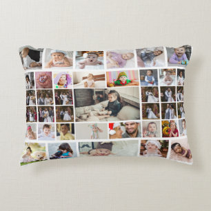 Almofada Decorativa Design da Sua Própria Colagem de Fotos 40
