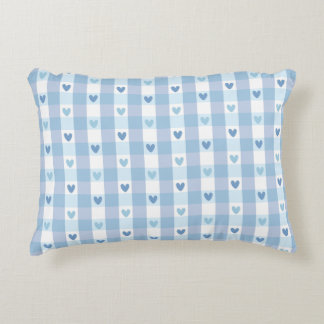 Almofada Decorativa Design de Amor Xadrez Pastel Fofo