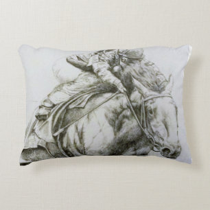 Almofada Decorativa Design de inspiração do cavalo de raça