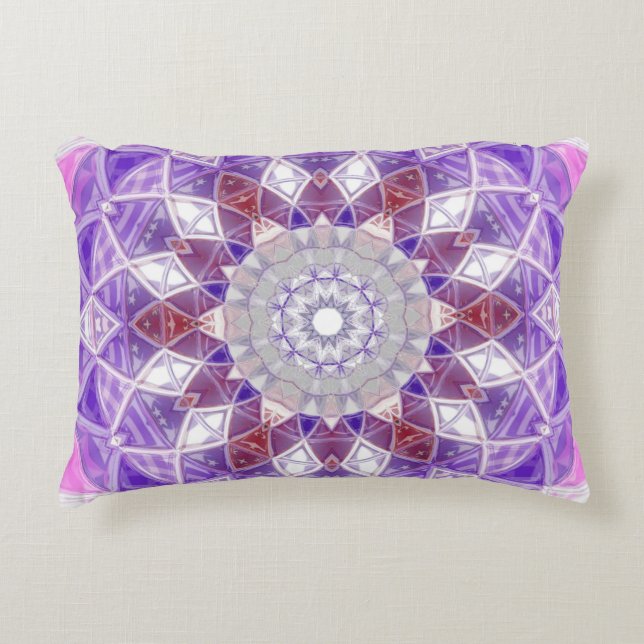 Almofada Decorativa design de mandala (Frente)