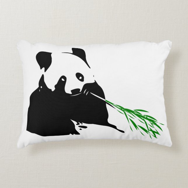 Almofada Decorativa Design de Urso Panda. (Frente)