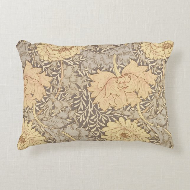 Almofada Decorativa Design do papel de parede do "crisântemo", 1876 (Frente)