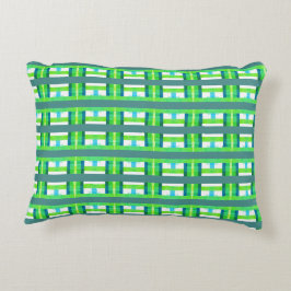 Almofada Decorativa Design em Teal e Verde