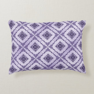 Almofada Decorativa Design etéreo do Fractal do roxo e da lavanda