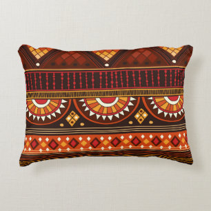Almofada Decorativa Design tribal sem costura para várias utilizações.