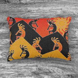 Almofada Decorativa Design Tribal Sunset Cactus Kokopelli