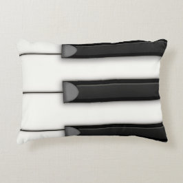 Almofada Decorativa Detalhe de Chaves Piano Grandes