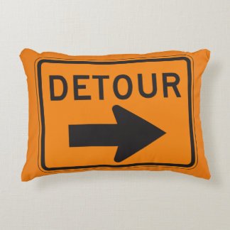Almofada Decorativa Detour Sign Cushion