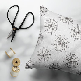 Almofada Decorativa Dia das Bruxas, Teia de Aranha, Doce ou Travessura