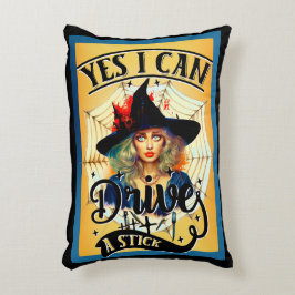 Almofada Decorativa Dia de as Bruxas engraçado Retroativo