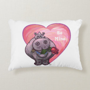 Almofada Decorativa Dia de os namorados Hippopotamus