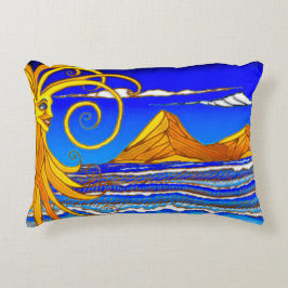 Almofada Decorativa Dia do Sol na Praia