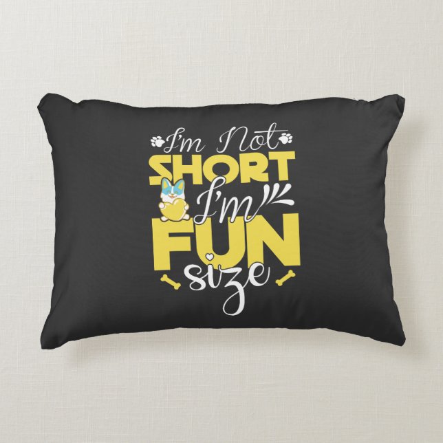 Almofada Decorativa Dia Nacional de Apreciação de Menina Curta (Frente)