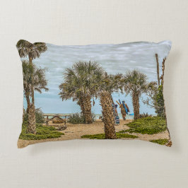 Almofada Decorativa Dias de Praia, Céu Encoberto, Jardim de Praia