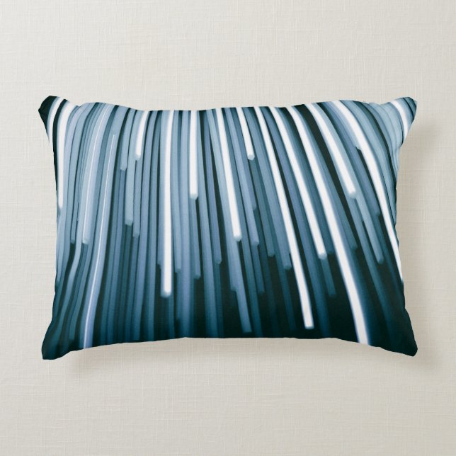 Almofada Decorativa Digital branco e preto (Frente)