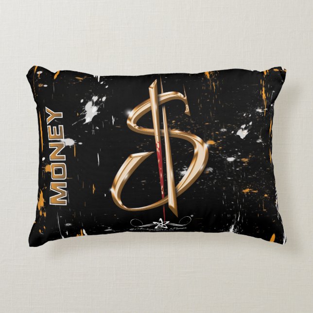 ALMOFADA DECORATIVA DINHEIRO (Frente)