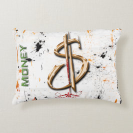 ALMOFADA DECORATIVA DINHEIRO