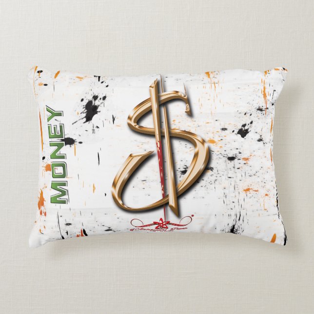 ALMOFADA DECORATIVA DINHEIRO (Frente)