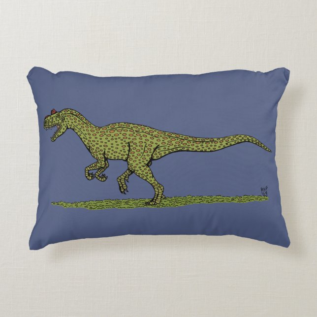 Almofada Decorativa Dinossauro Jurássico Allosauro (Frente)