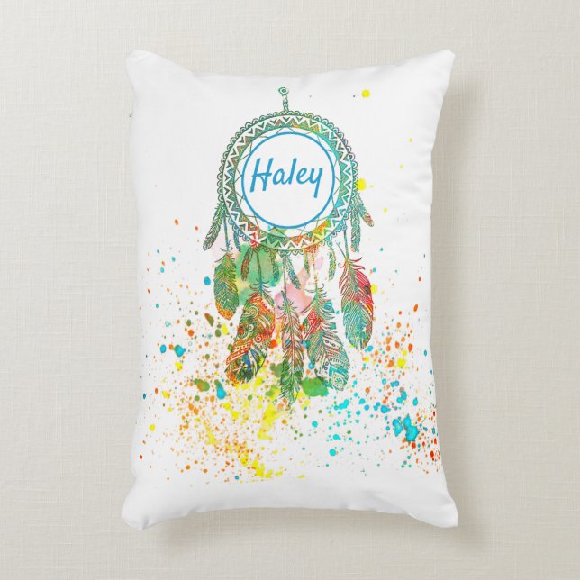 Almofada Decorativa Dispersão do Dreamcatcher personalizada (Frente(Vertical))