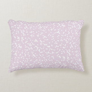 Almofada Decorativa Ditsy Dots Pattern - White on Dusty Pink