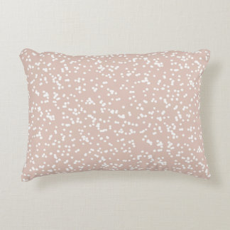 Almofada Decorativa Ditsy Dots Pattern - White on Soft Terracotta