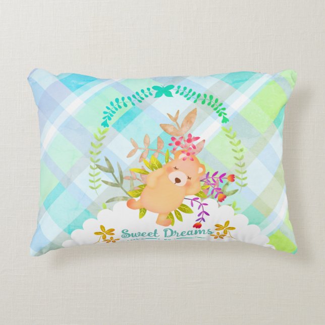 Almofada Decorativa Doce Sonhos Bear Travesseiro Bebê (Frente)