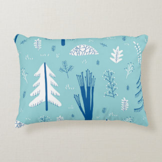 Almofada Decorativa Dodles Florestais: Padrão Criativo Sem Costura