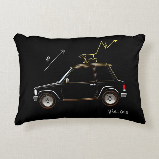 Almofada Decorativa Dog on Wall Street  (Frente)