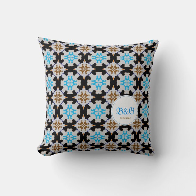 Almofada decorativa Doggenmuster (Frente)