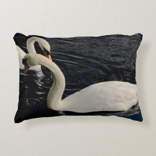 Almofada Decorativa Dois Cisnes