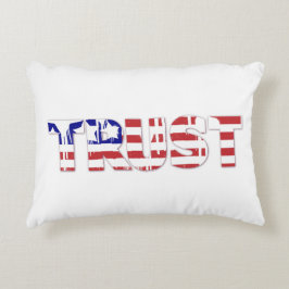 Almofada Decorativa Dois lados Designs com bandeira Patriótica America