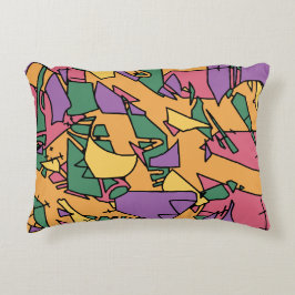 Almofada Decorativa Doodle festivo desordenado