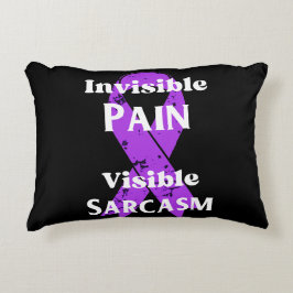 Almofada Decorativa Dor Invisível Sarcástica