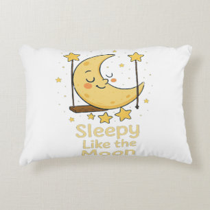 Almofada Decorativa Dormir como a Lua - Design do Sonho