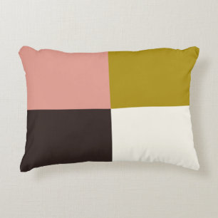 Almofada Decorativa Dourado Chocolate Rosa Ivory